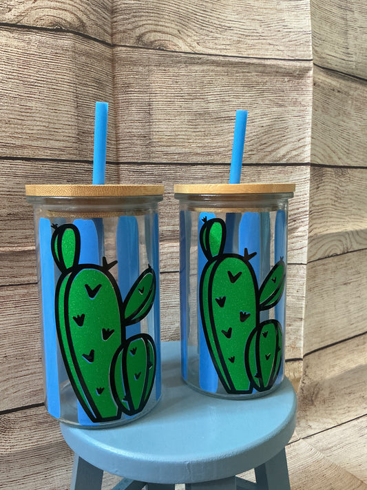 Sparkly Cactus Cup